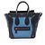 Céline Borsa Tote Celine Luggage Micro Shopper Nero Blu Blu navy
