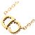Collana Christian Dior Dior CD Logo D'oro - vista 2