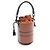 Borsa bucket micro Christian Dior Dior Vibe Marrone Nero - vista 2