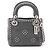 Borsa 2-Way Christian Dior Dior Lady Mini Nero