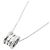 Bulgari Collar Bvlgari B-zero1 en oro blanco de 18K Plata