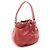 Borsa a tracolla con coulisse Bottega Veneta Intrecciato Rosso - vista 2