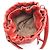 Borsa a tracolla con coulisse Bottega Veneta Intrecciato Rosso - vista 3