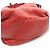 Borsa a tracolla con coulisse Bottega Veneta Intrecciato Rosso - vista 7