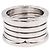 Bulgari Anello Bvlgari B-zero1 4-Band in oro bianco 18K Argento - vista 2