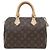 Borsa Boston Louis Vuitton Monogram Speedy 25cm Marrone
