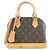 Borsa Louis Vuitton Monogram Alma BB Marrone