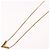 Collana Essential V LOUIS VUITTON Oro M61083 LV Auth bs36156 D'oro - vista 13