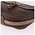 Céline Borsa a Spalla CELINE Macadam Canvas PVC Pelle Marrone Oro Auth BA14313 D'oro - vista 15
