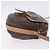 Céline Borsa a Spalla CELINE Macadam Canvas PVC Pelle Marrone Oro Auth BA14313 D'oro - vista 3