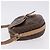 Céline Borsa a Spalla CELINE Macadam Canvas PVC Pelle Marrone Oro Auth BA14313 D'oro - vista 4