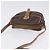 Céline Borsa a Spalla CELINE Macadam Canvas PVC Pelle Marrone Oro Auth BA14313 D'oro - vista 6