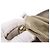 Borsa PRADA in pelle 2way Grigio Oro Auth bs36168 Marrone D'oro - vista 12