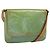 LOUIS VUITTON Monogram Vernis Thompson Street Baby Blue M91009 LV Auth ep15428 Light blue