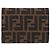 FENDI Zucca Canvas Mamma Baguette Wallet Black Brown Auth 193019V Marrone Nero - vista 2