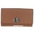FENDI Seleria Peek A Boo Long Wallet Leather Brown Silver Auth bs36174A Braun Silber - Ansicht 13