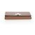 FENDI Seleria Peek A Boo Long Wallet Leather Brown Silver Auth bs36174A Braun Silber - Ansicht 6