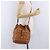 Borsa a tracolla MCM Vicetos in pelle marrone oro Auth bs35784 D'oro - vista 21