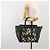 Céline Borsa CELINE Luggage in tela nero e oro Auth 191825V D'oro - vista 26
