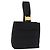 Borsa a mano Salvatore Ferragamo in tela nero e oro Auth bs36090A D'oro