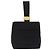 Borsa a mano Salvatore Ferragamo in tela nero e oro Auth bs36090A D'oro - vista 13