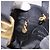 Borsa a mano Salvatore Ferragamo in tela nero e oro Auth bs36090A D'oro - vista 19