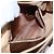 Céline Borsa a tracolla CELINE Macadam Canvas PVC Pelle Marrone Oro Auth ka5281 D'oro - vista 11