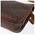 Céline Borsa a tracolla CELINE Macadam Canvas PVC Pelle Marrone Oro Auth ka5281 D'oro - vista 16