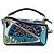 Borsa Puzzle LOEWE in pelle Collaborazione William De Morgan 2way Auth 191481SM Nero Argento - vista 13