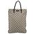 Borsa GUCCI GG Supreme in PVC Beige Argento 117551 Auth 192245 - vista 2