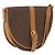 Borsa a Spalla SAINT LAURENT PVC Canvas Beige Oro Auth bs36115 D'oro