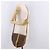 Borsa a Spalla SAINT LAURENT PVC Canvas Beige Oro Auth bs36115 D'oro - vista 25
