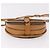 Borsa a Spalla SAINT LAURENT PVC Canvas Beige Oro Auth bs36115 D'oro - vista 5
