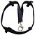 Collana Chanel lanyard blu navy
