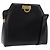 Céline Borsa a tracolla CELINE in pelle nera e oro Auth bs36066A Nero D'oro