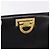Céline Borsa a tracolla CELINE in pelle nera e oro Auth bs36066A Nero D'oro - vista 10