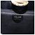 Céline Borsa a tracolla CELINE in pelle nera e oro Auth bs36066A Nero D'oro - vista 17