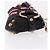 Borsa GUCCI GG Canvas Bamboo Chain Horsebit Nera Oro 129497 Auth yk20630SAM Nero D'oro - vista 4