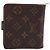 LOUIS VUITTON Monogram Compact Zip Wallet M61667 LV Auth 193020A Monogramma - vista 2