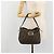 FENDI Zucca Canvas Mamma Baguette Borsa a tracolla Marrone Nero Auth 192302V - vista 25
