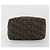 FENDI Zucca Canvas Mamma Baguette Borsa a tracolla Marrone Nero Auth 192302V - vista 5