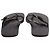 Sandali Louis Vuitton in pelle nera Uomo Taglia 43 Nero - vista 2