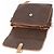 Céline Borsa a Spalla CELINE Macadam Canvas PVC Pelle Marrone Oro Auth ka5312 D'oro - vista 10