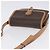 Céline Borsa a Spalla CELINE Macadam Canvas PVC Pelle Marrone Oro Auth ka5312 D'oro - vista 6
