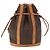 Céline Borsa a tracolla CELINE Macadam Canvas PVC Pelle Marrone Oro Auth bs36063 D'oro - vista 13