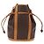 Céline Borsa a tracolla CELINE Macadam Canvas PVC Pelle Marrone Oro Auth bs36063 D'oro - vista 2