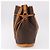 Céline Borsa a tracolla CELINE Macadam Canvas PVC Pelle Marrone Oro Auth bs36063 D'oro - vista 4