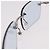 Gafas de sol GUCCI Rimless Metal Silver Light Blue Auth SW2615V Plata Azul claro - vista 10