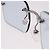 Gafas de sol GUCCI Rimless Metal Silver Light Blue Auth SW2615V Plata Azul claro - vista 11