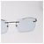 Gafas de sol GUCCI Rimless Metal Silver Light Blue Auth SW2615V Plata Azul claro - vista 5